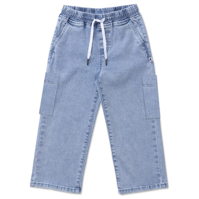 Minti Denim Cargo Jeans - Blue Denim Jeans Minti 