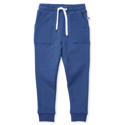 Minti Furry Box Pocket Trackies - Navy Trackpants Minti 