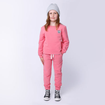Minti Furry Gathered Cuff Trackies - Pink Trackpants Minti 