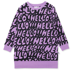 Minti Hello Hello Dress - Purple