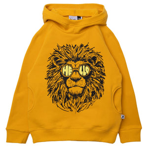 Minti Hello Lion Furry Hood - Mustard