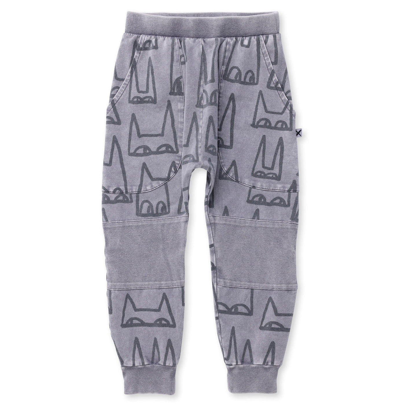 Minti Masks Reinforced Trackies - Grey Wash Trackpants Minti 