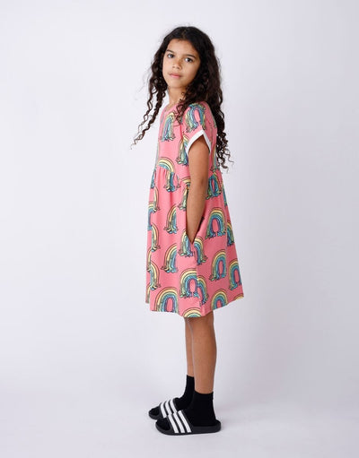 Minti - Painted Rainbow Dress | Candy Short Sleeve Dress Minti 