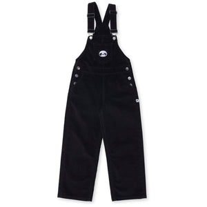 Minti Panda Deluxe Cord Overalls - Black