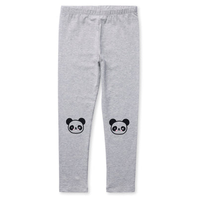 Minti Panda Tights - Grey Marle Leggings Minti 