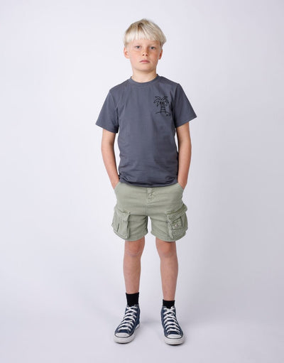 Minti - Pockets Denim Short | Khaki Shorts Minti 
