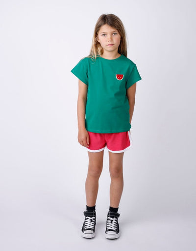 Minti - Sleepy Watermelon Tee | Kelly Green Short Sleeve T-Shirt Minti 