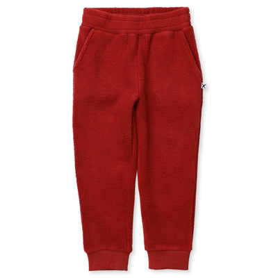 Minti Teddy Trackies - Rusty Red Trackpants Minti 