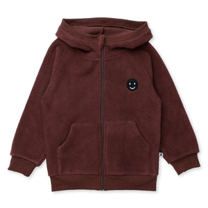 Minti Teddy Zip Up - Chocolate