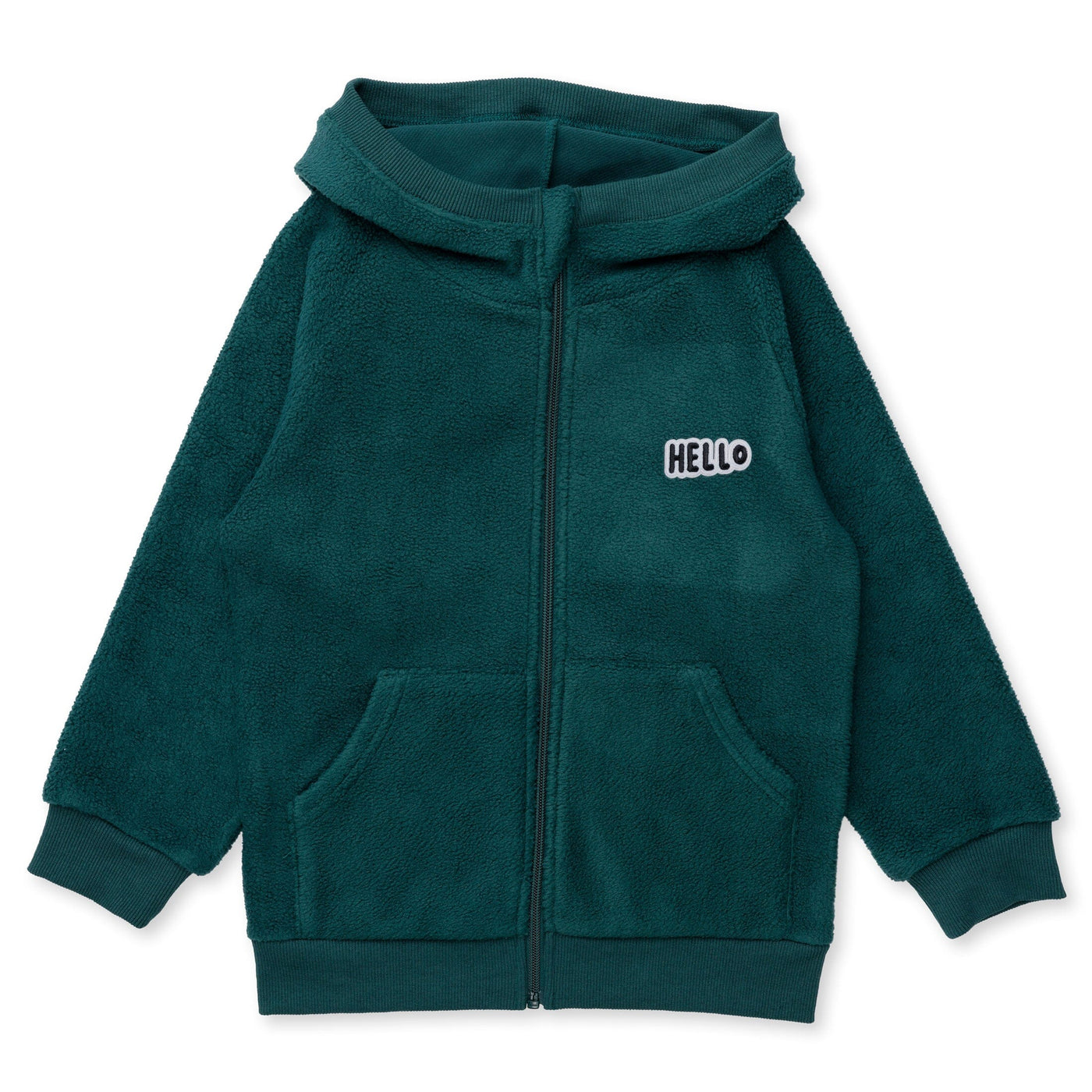 Minti Teddy Zip Up - Forest Zip-Up Minti 