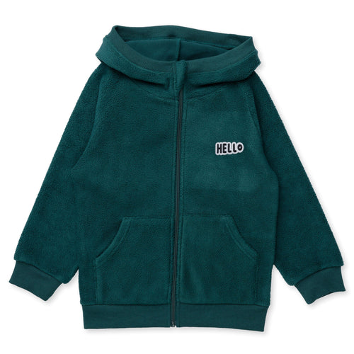 Minti Teddy Zip Up - Forest