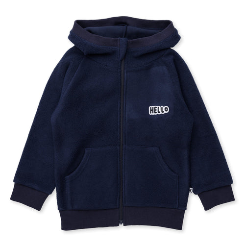 Minti Teddy Zip Up - Navy