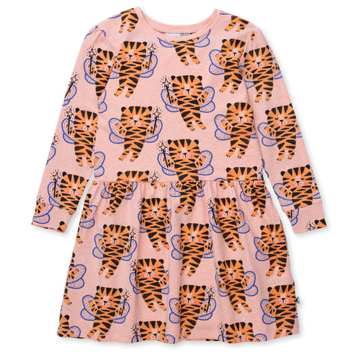 Minti Tiger Fairy Dress - Apricot Marle