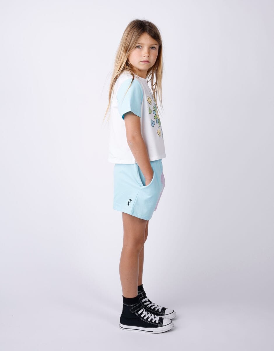 Minti - Two Tone Short | Aqua/Purple Shorts Minti 