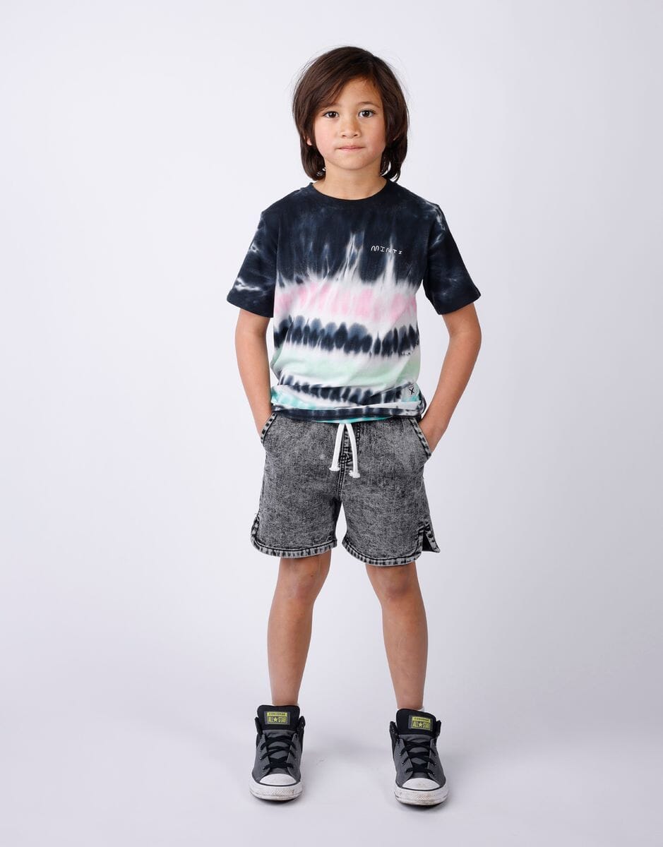 Minti - Vibe Denim Short | Black Wash Shorts Minti 