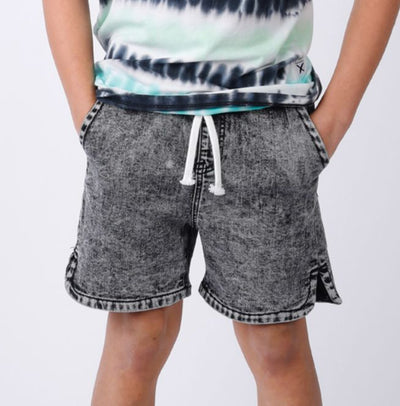 Minti - Vibe Denim Short | Black Wash Shorts Minti 