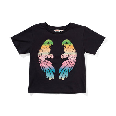 Missie Munster - Love Bird Tee Black Short Sleeve T-Shirt Missie Munster 