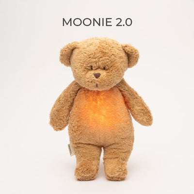 Moonie - Organic Humming Bear | Cappuccino Soft Toy Moonie 