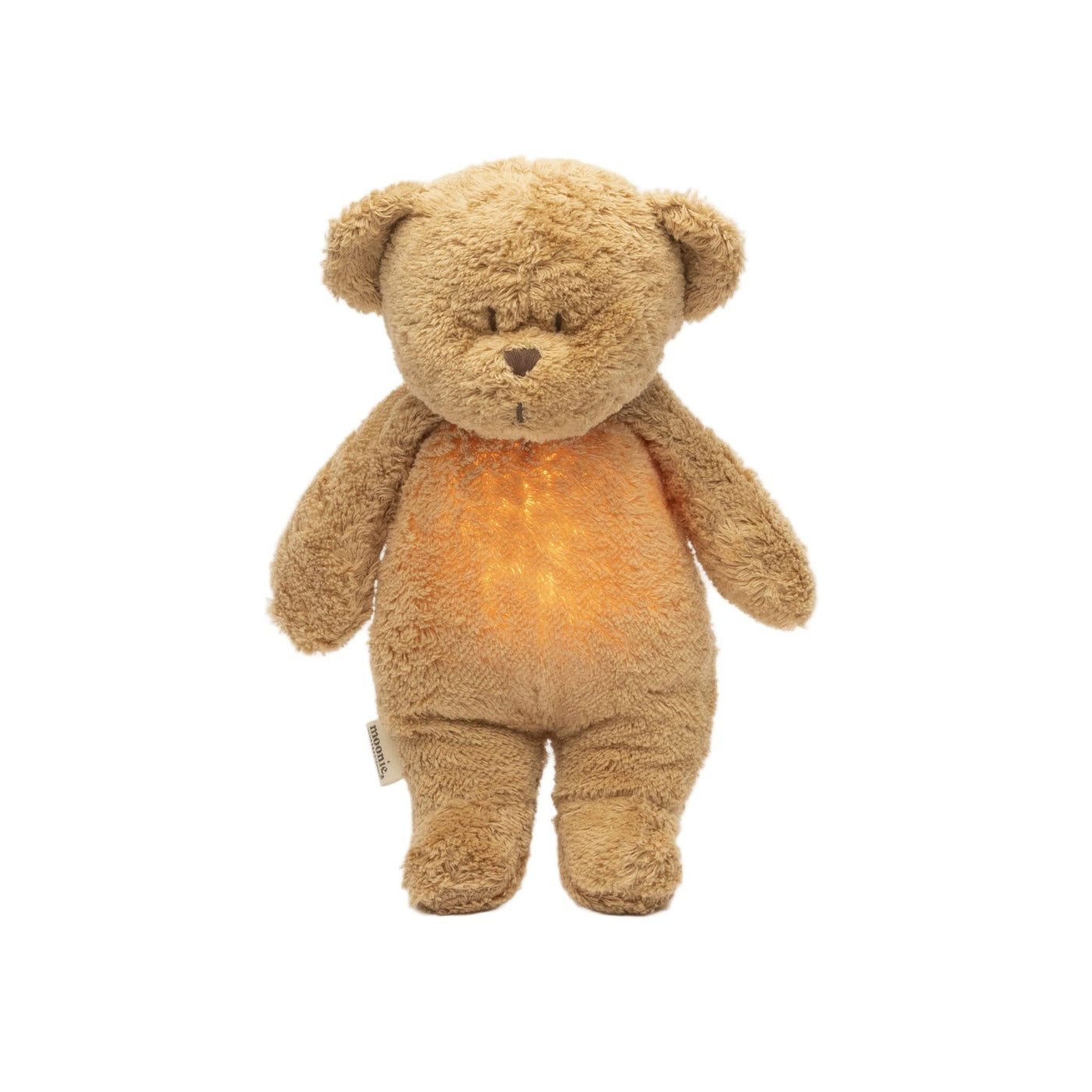 Moonie - Organic Humming Bear | Cappuccino Soft Toy Moonie 