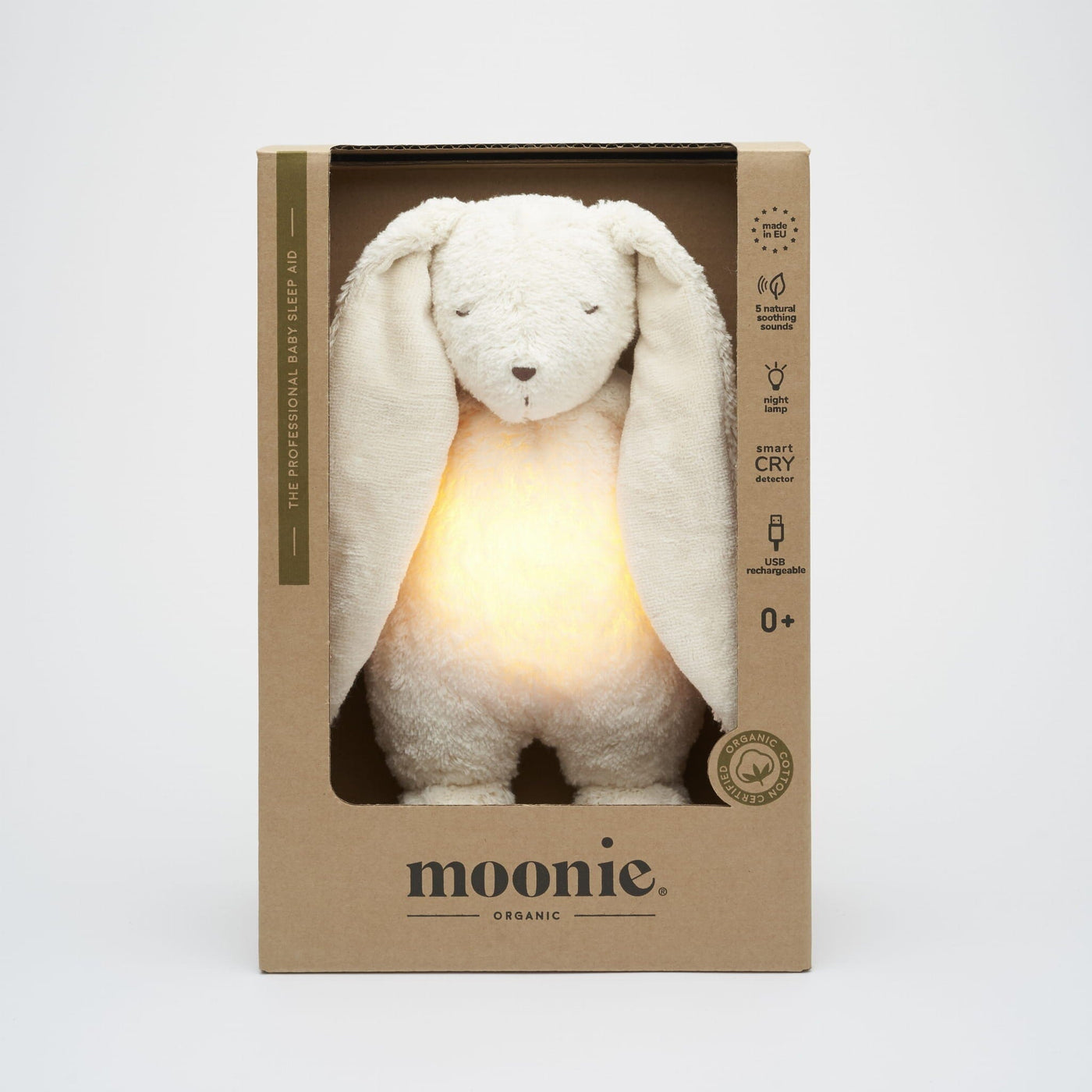 Moonie - Organic Humming Bunny | Polar Soft Toy Moonie 