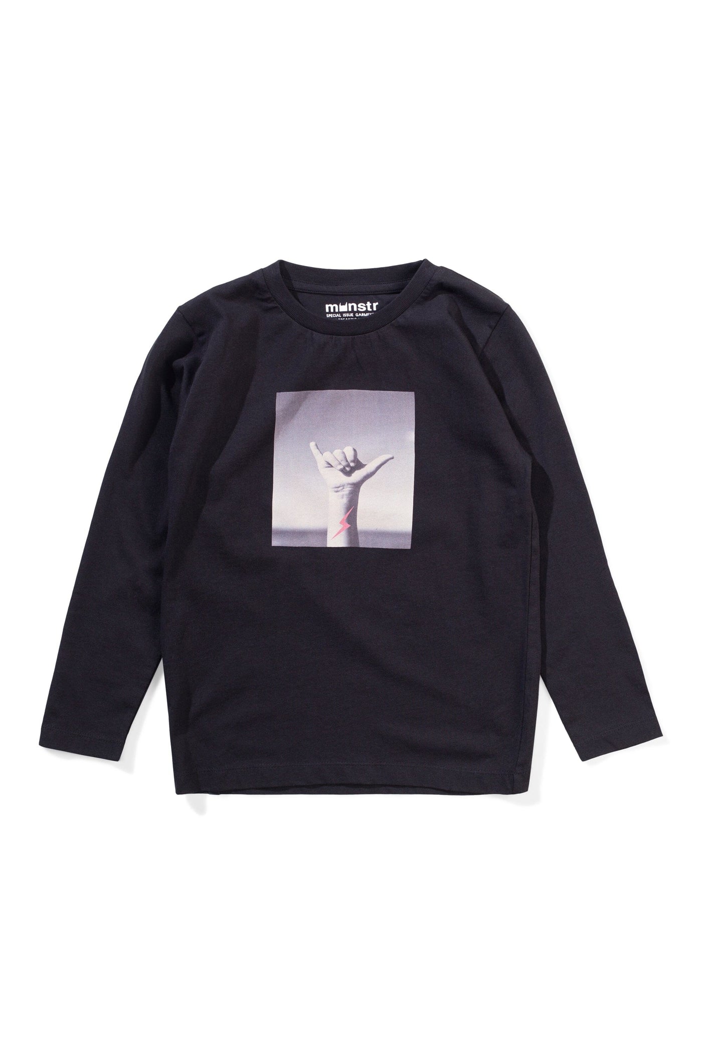 Munster - Hangloose Ls Tee | Black Long Sleeve T-Shirt Munster Kids 