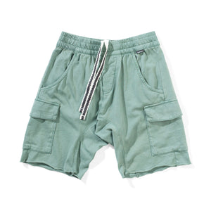 Munster Kids - Fave Cargo Short Washed New Green