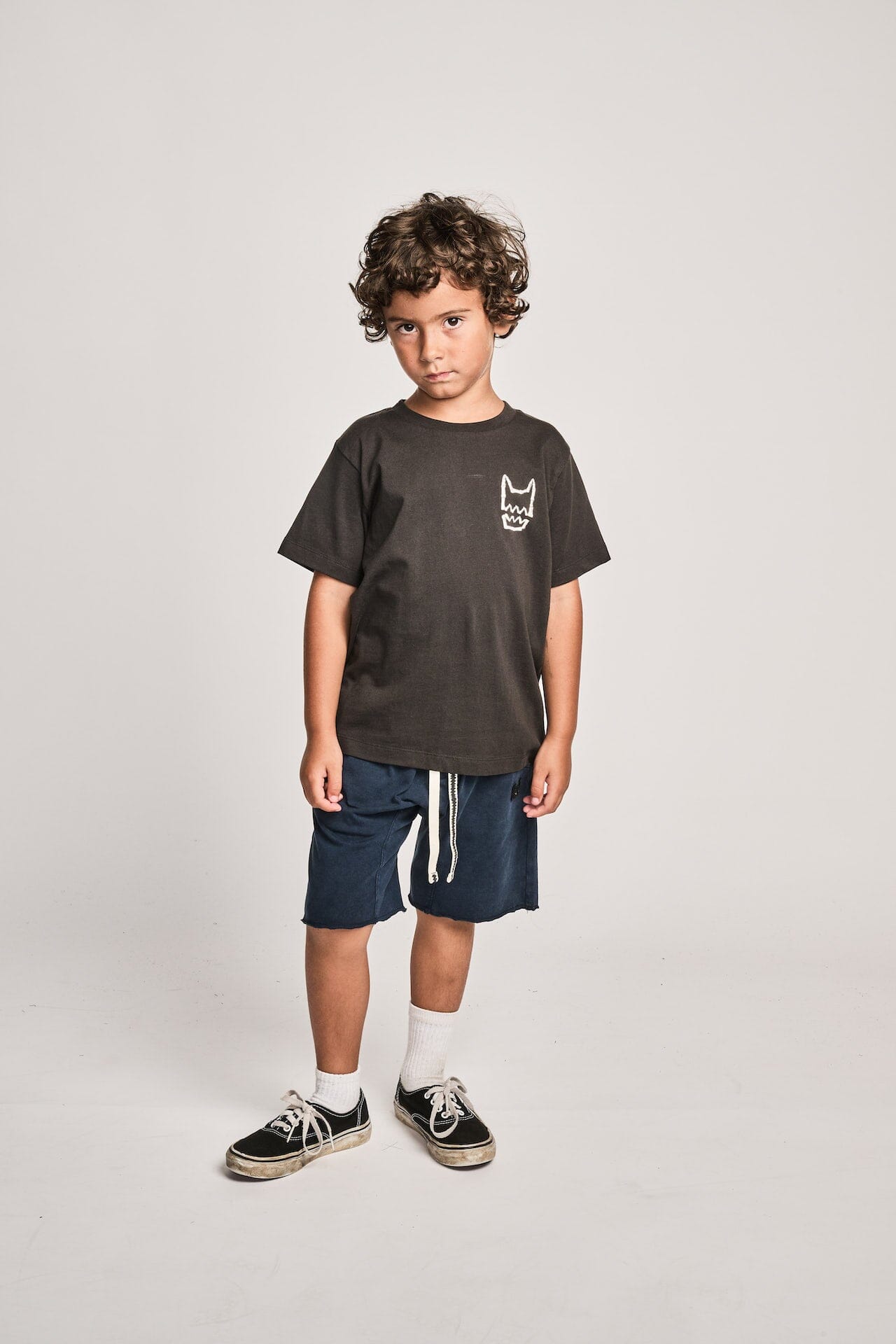 Munster Kids - Jersey Fave2 Short Mineral Dark Denim Shorts Munster Kids 