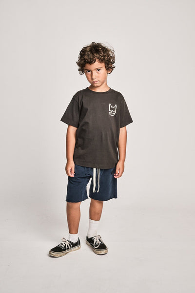 Munster Kids - Jersey Fave2 Short Mineral Dark Denim Shorts Munster Kids 