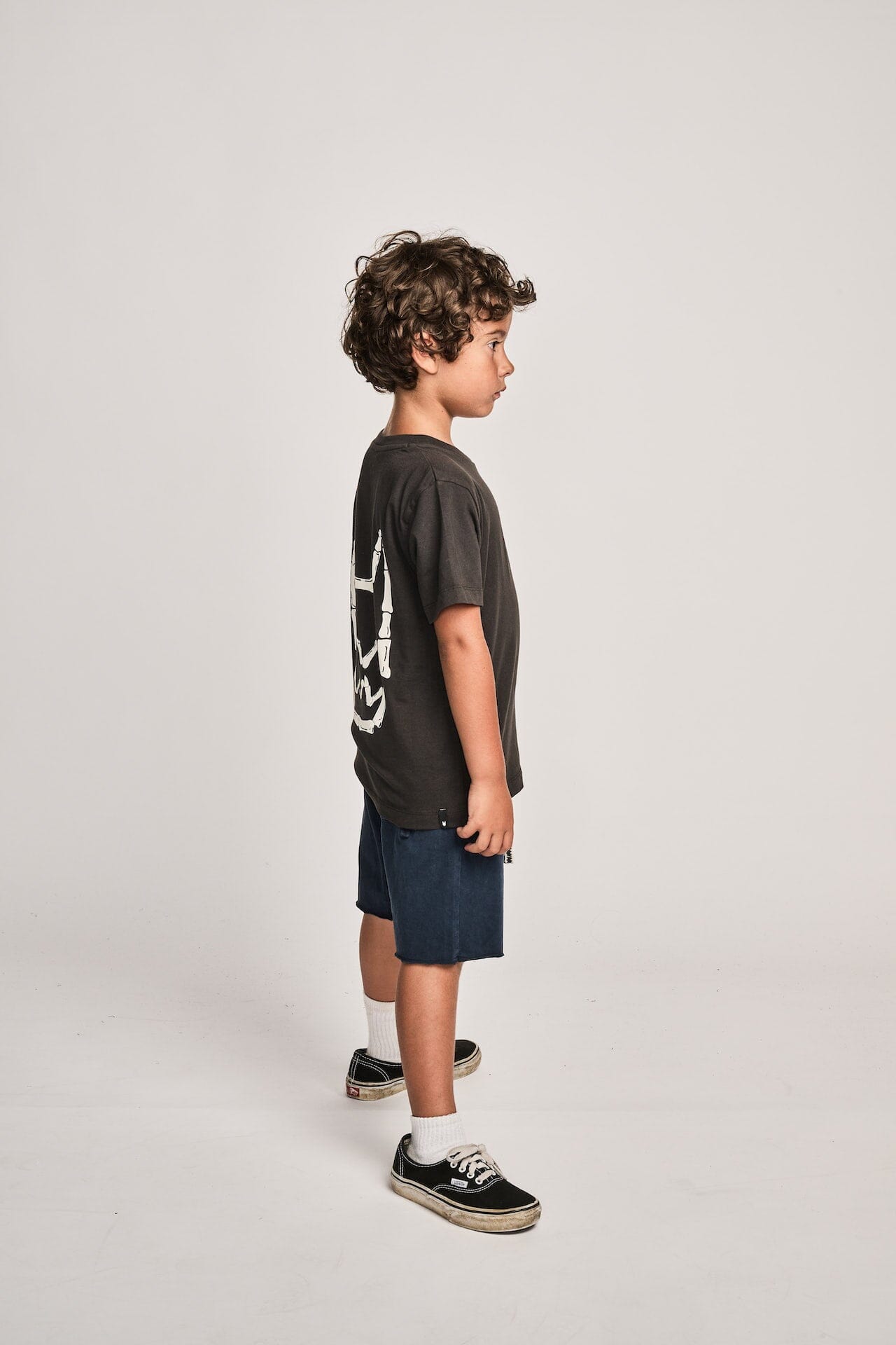 Munster Kids - Jersey Fave2 Short Mineral Dark Denim Shorts Munster Kids 