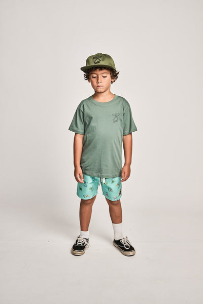 Munster Kids - Lightning Bshort Olivine/Mint Boardshorts Munster Kids 