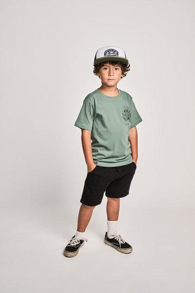 Munster Kids - Pktracer Short Washed Black Shorts Munster Kids 