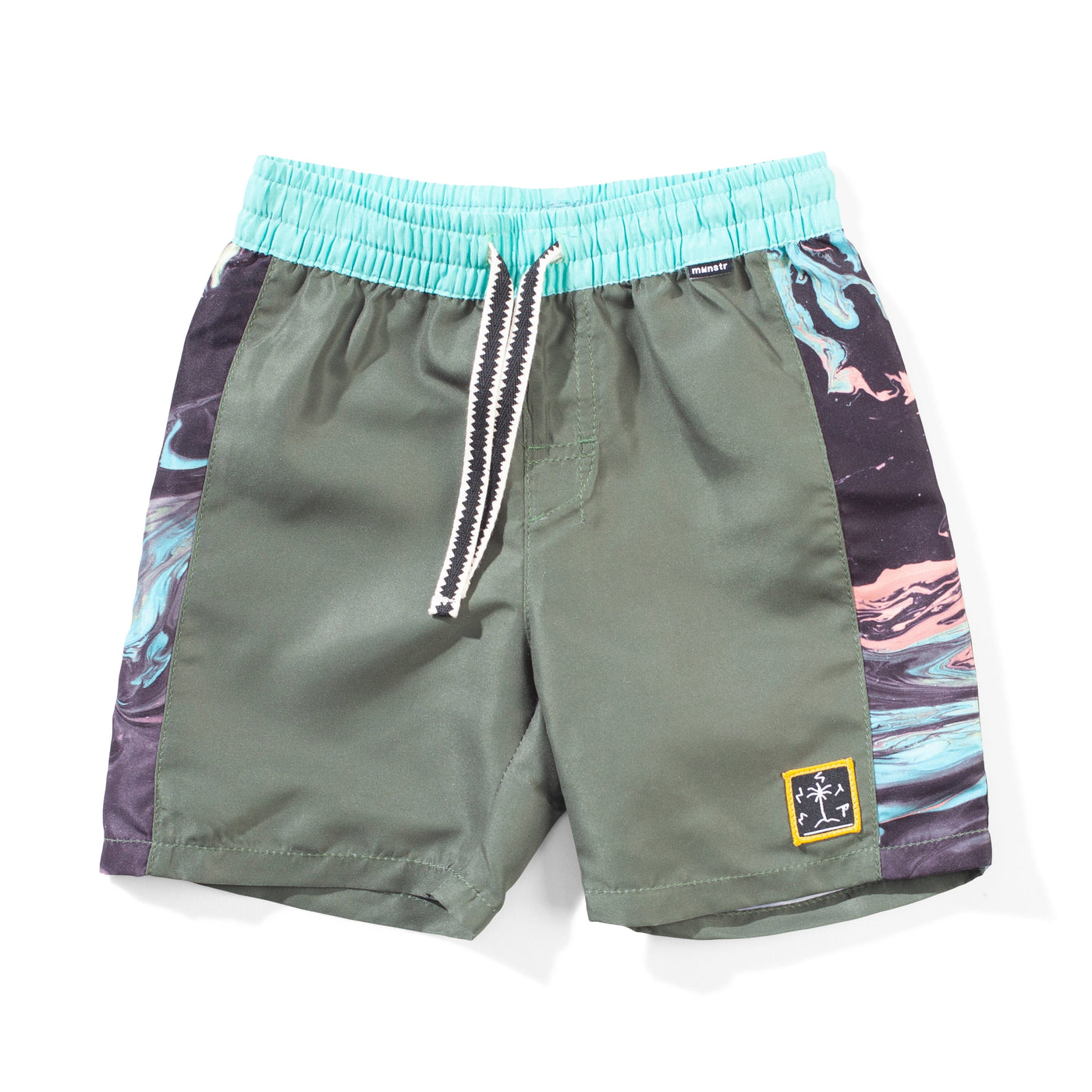 Munster Kids - Sideink Bshort Olivine Boardshorts Munster Kids 