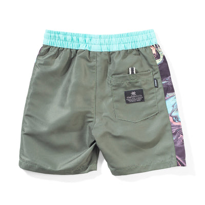 Munster Kids - Sideink Bshort Olivine Boardshorts Munster Kids 