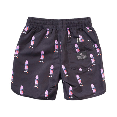 Munster Kids - Tongue Twister Bshort Black Boardshorts Munster Kids 