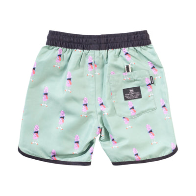 Munster Kids - Tongue Twister Bshort Mint Boardshorts Munster Kids 