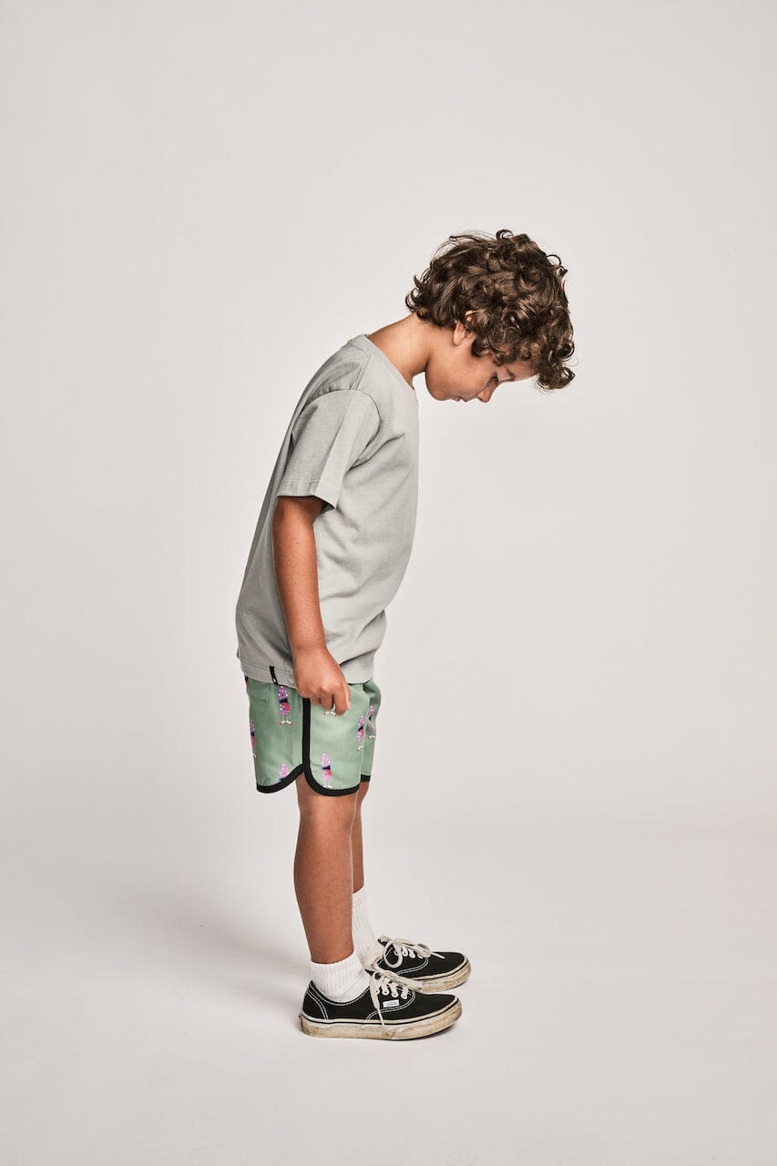 Munster Kids - Tongue Twister Bshort Mint Boardshorts Munster Kids 