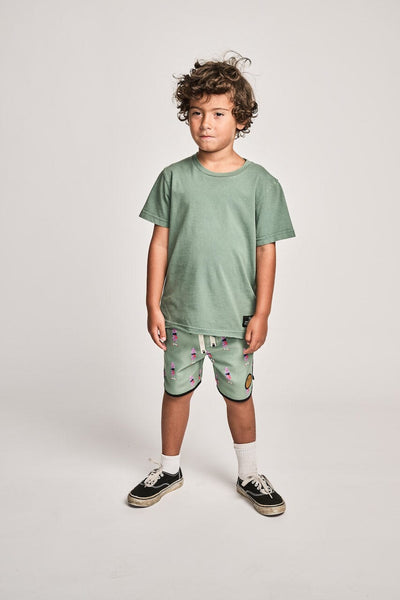 Munster Kids - Tongue Twister Bshort Mint Boardshorts Munster Kids 