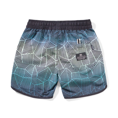 Munster Kids - Wavebuoys Bshort Teal Stripe Boardshorts Munster Kids 