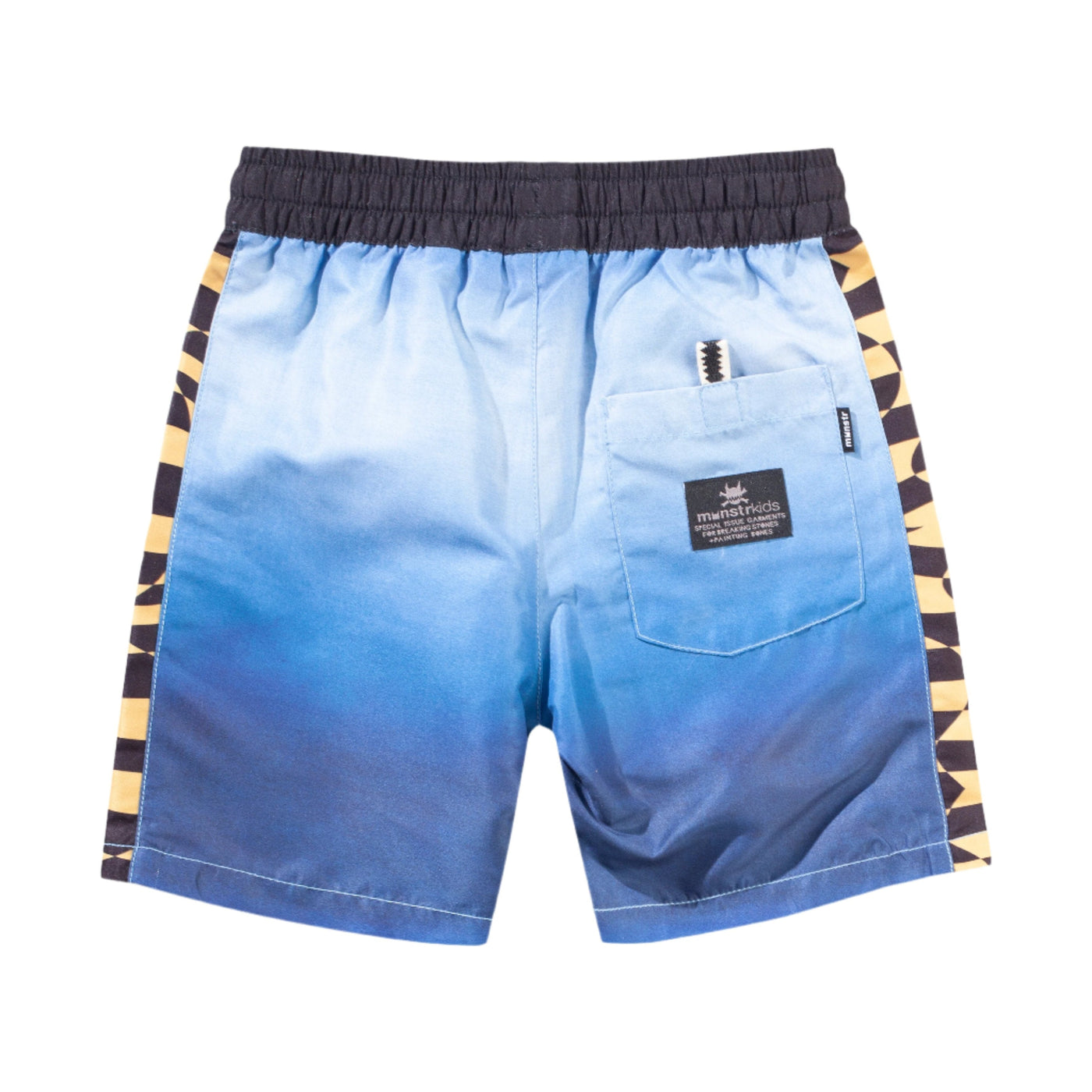 Munster Kids - Wrapdyecheck Bshort Blue Grad Boardshorts Munster Kids 