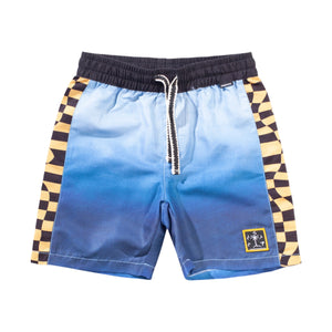 Munster Kids - Wrapdyecheck Bshort Blue Grad