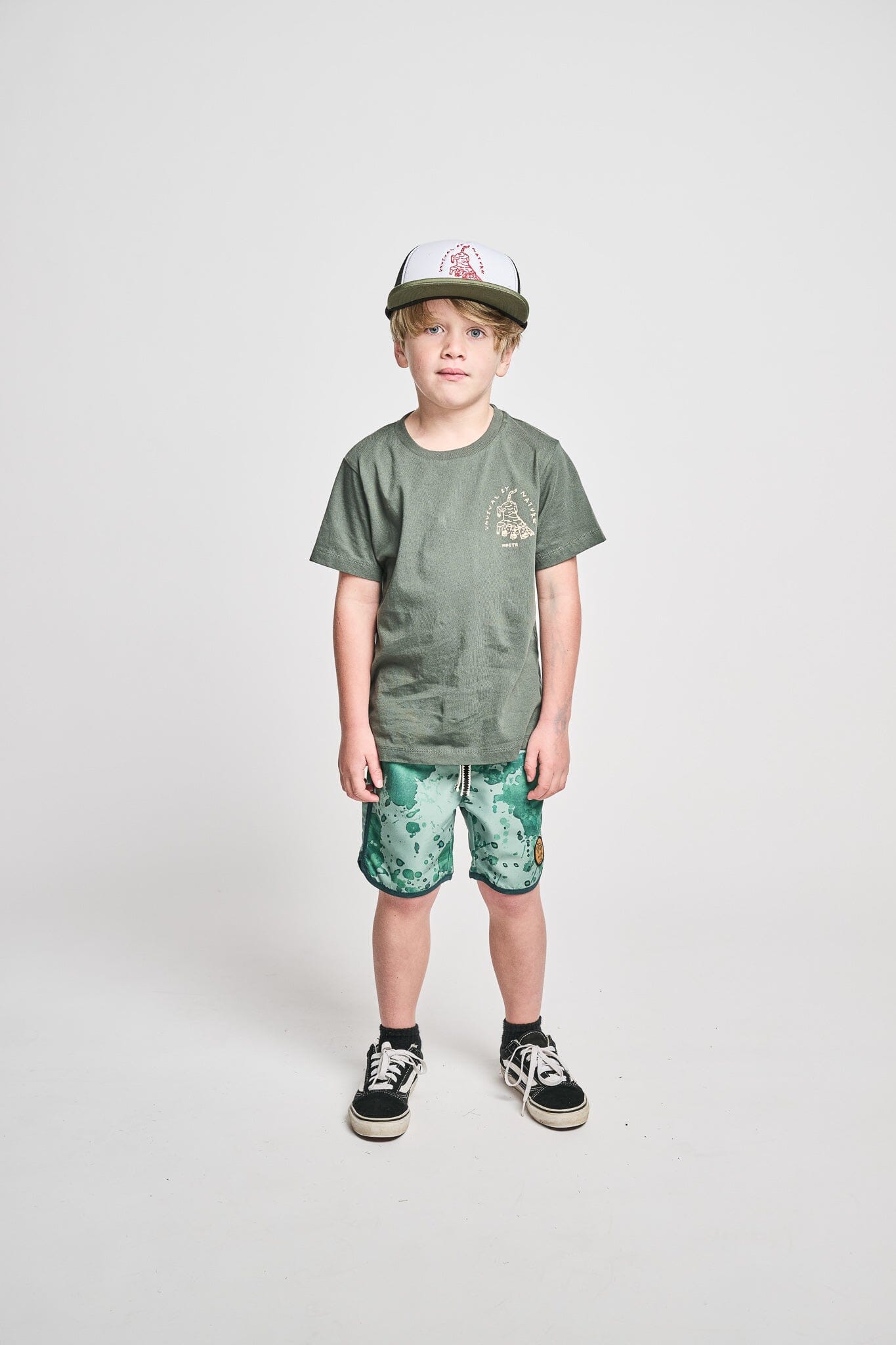 Munster - Nature Tee | Ocean Green Short Sleeve T-Shirt Munster Kids 