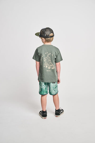 Munster - Nature Tee | Ocean Green Short Sleeve T-Shirt Munster Kids 