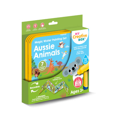 My Creative Box - Aussie Animals Magic Water Painting Set Activity & Craft My Creative Box 