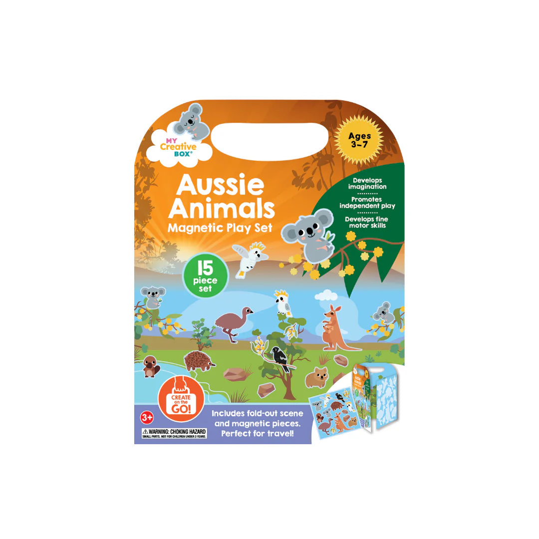 My Creative Box - Aussie Animals Magnetic Play Set Magnetic Play My Creative Box 