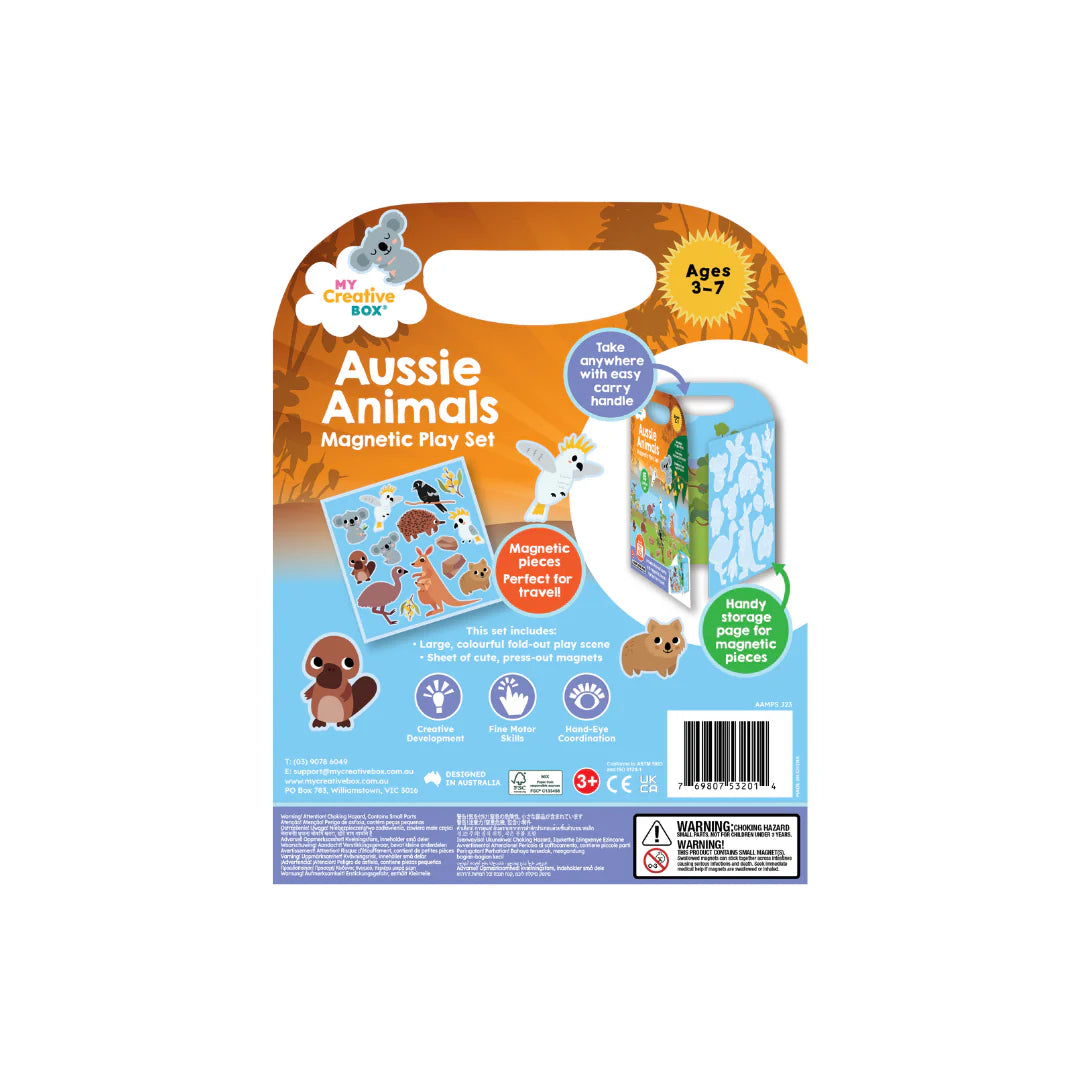 My Creative Box - Aussie Animals Magnetic Play Set Magnetic Play My Creative Box 