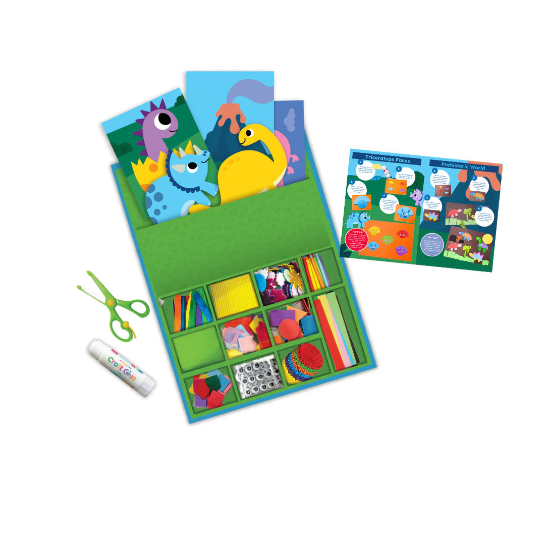 My Creative Box - Dinosaur Collage Sensory Craft Box Activity & Craft My Creative Box 