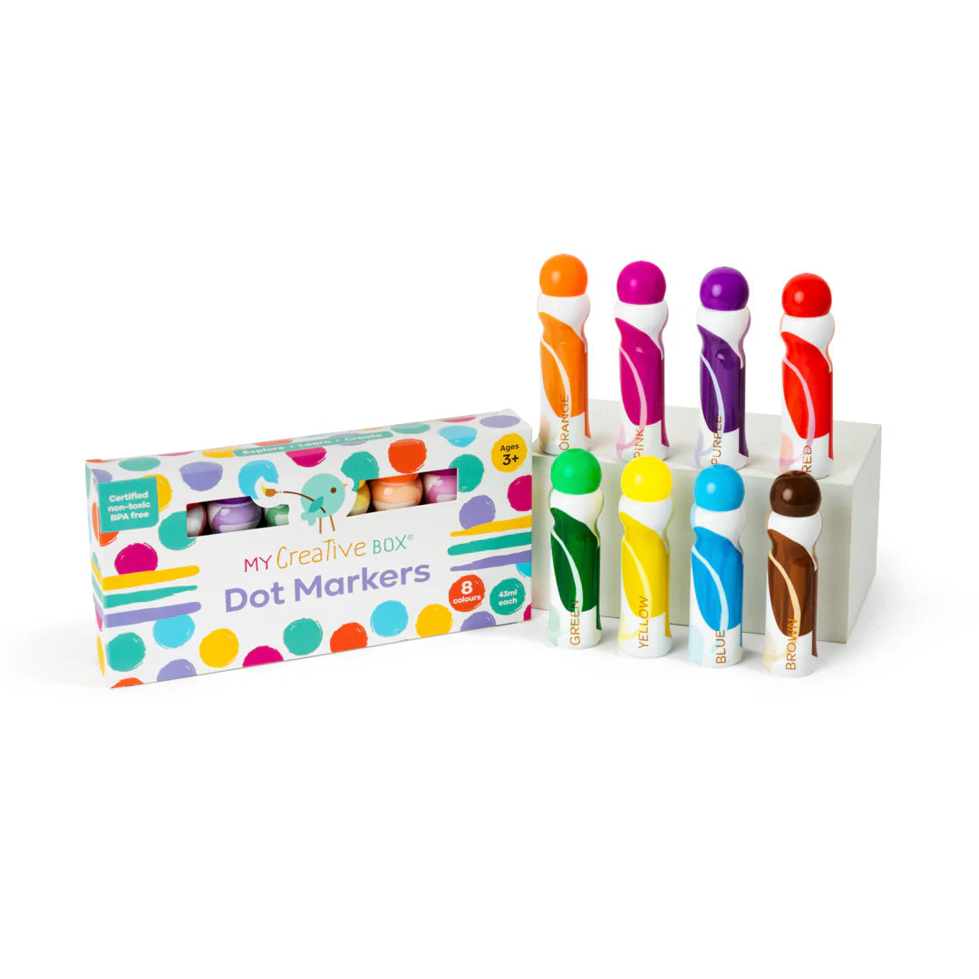 My Creative Box - Dot Markers | Set Of 8 Activity & Craft My Creative Box 