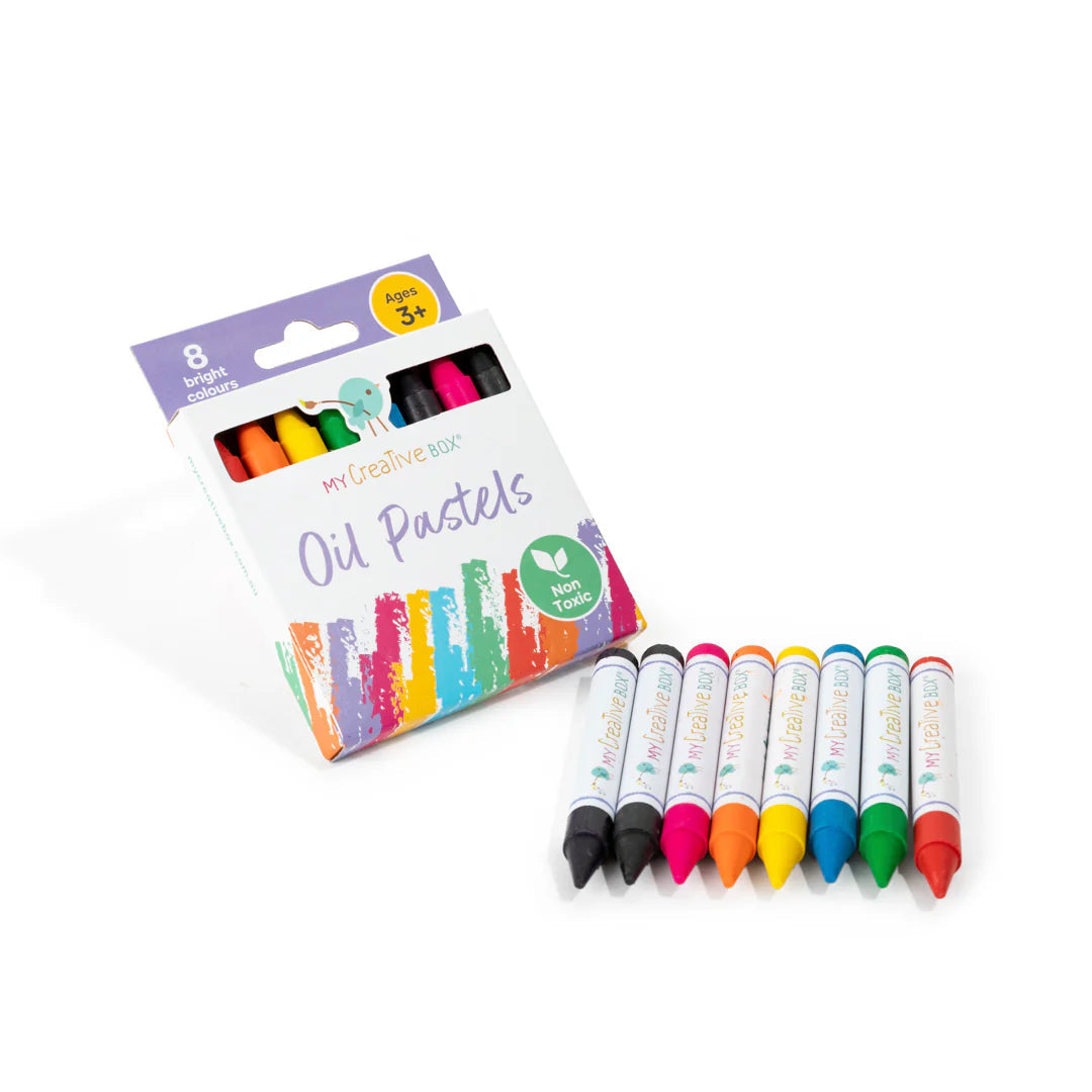 My Creative Box - Oil Pastels | Non Toxic Set Of 8 Activity & Craft My Creative Box 