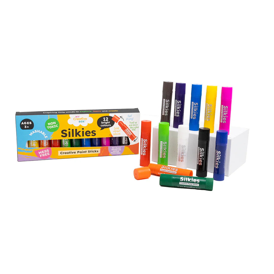 My Creative Box - Silkies Paint Sticks | Set Of 12 Activity & Craft My Creative Box 