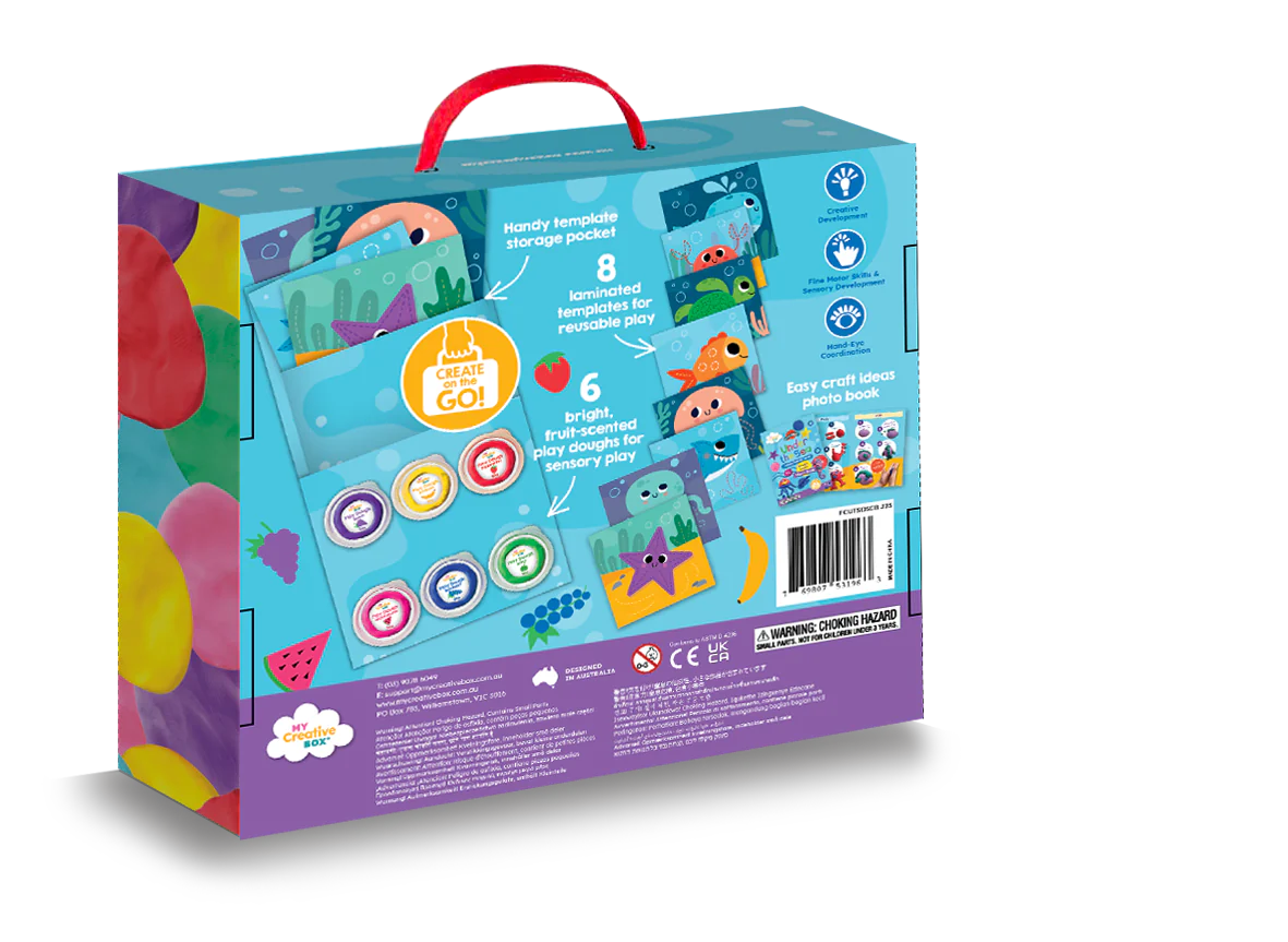 My Creative Box - Under The Sea Dough Sensory Craft Box Activity & Craft My Creative Box 